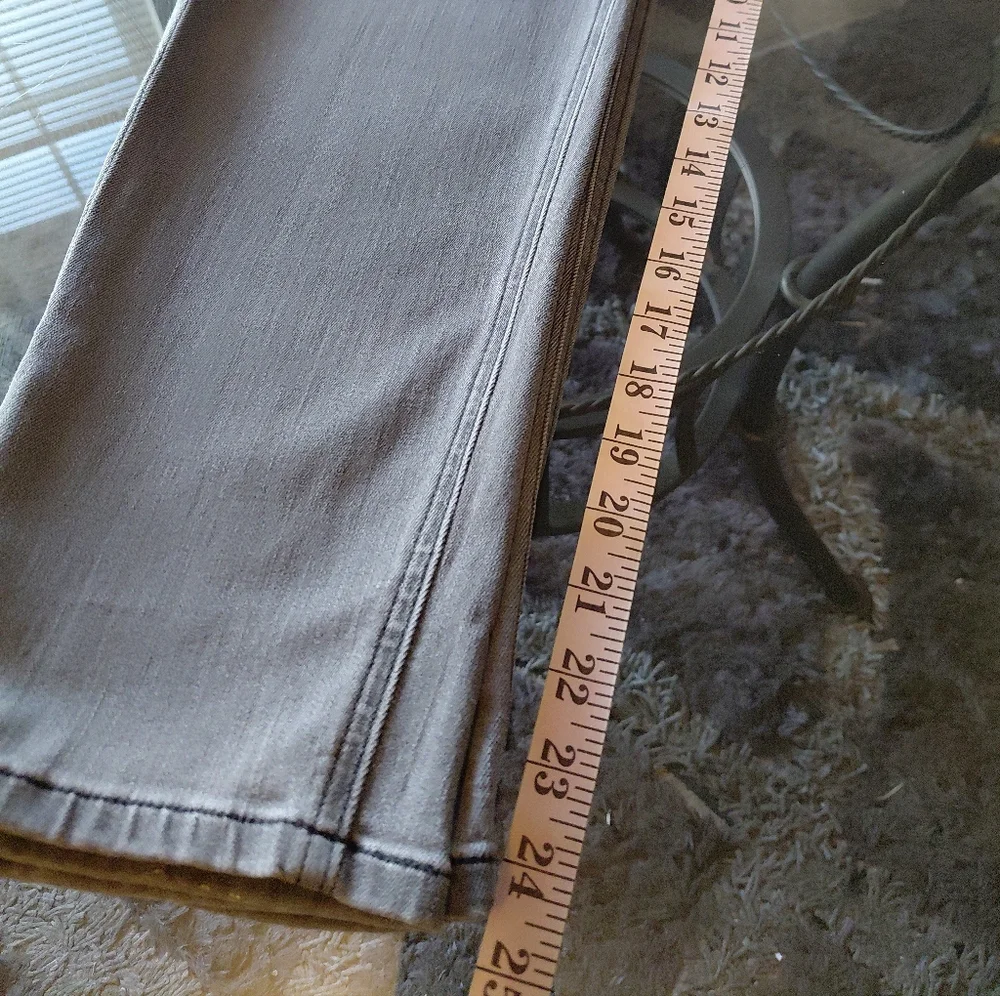 Express Super Highrise Grey Mom Jeans Size 0 Regular - Picture 10 of 12